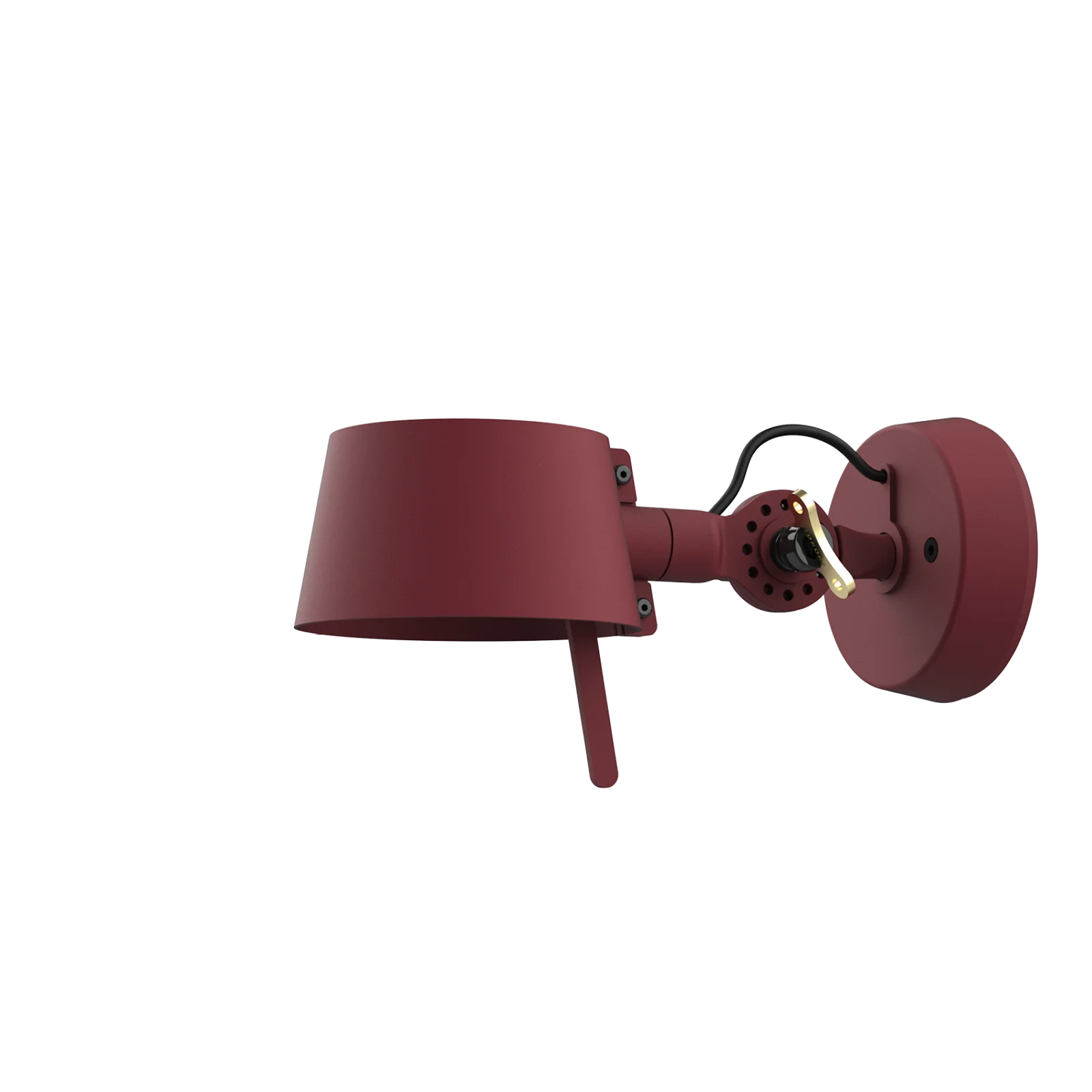 Tonone Bolt10 wall - wandlamp - Burgundy Red / Zwart