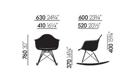 vitra Eames Fiberglass Armchair RAR - wit onderstel
