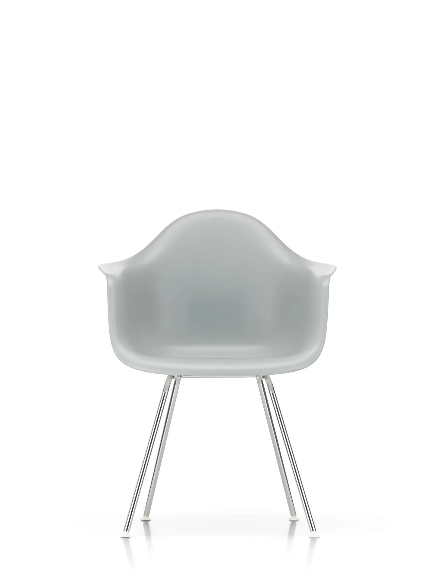vitra Eames Plastic Armchair DAX RE - verchroomd onderstel