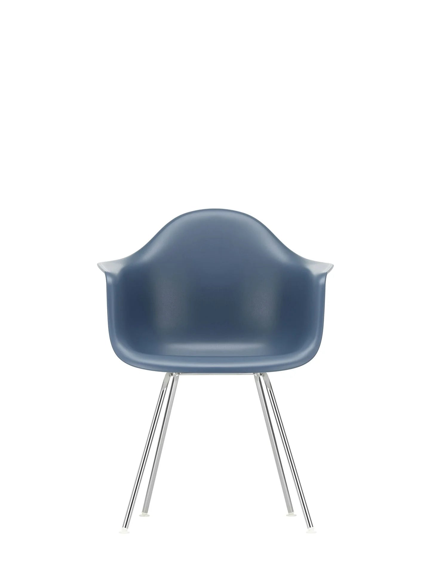 vitra Eames Plastic Armchair DAX RE - verchroomd onderstel - sea blue RE