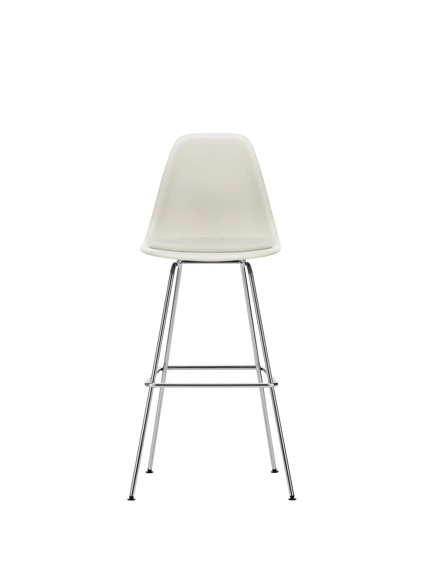 vitra Eames Plastic Stool RE high - chroom onderstel