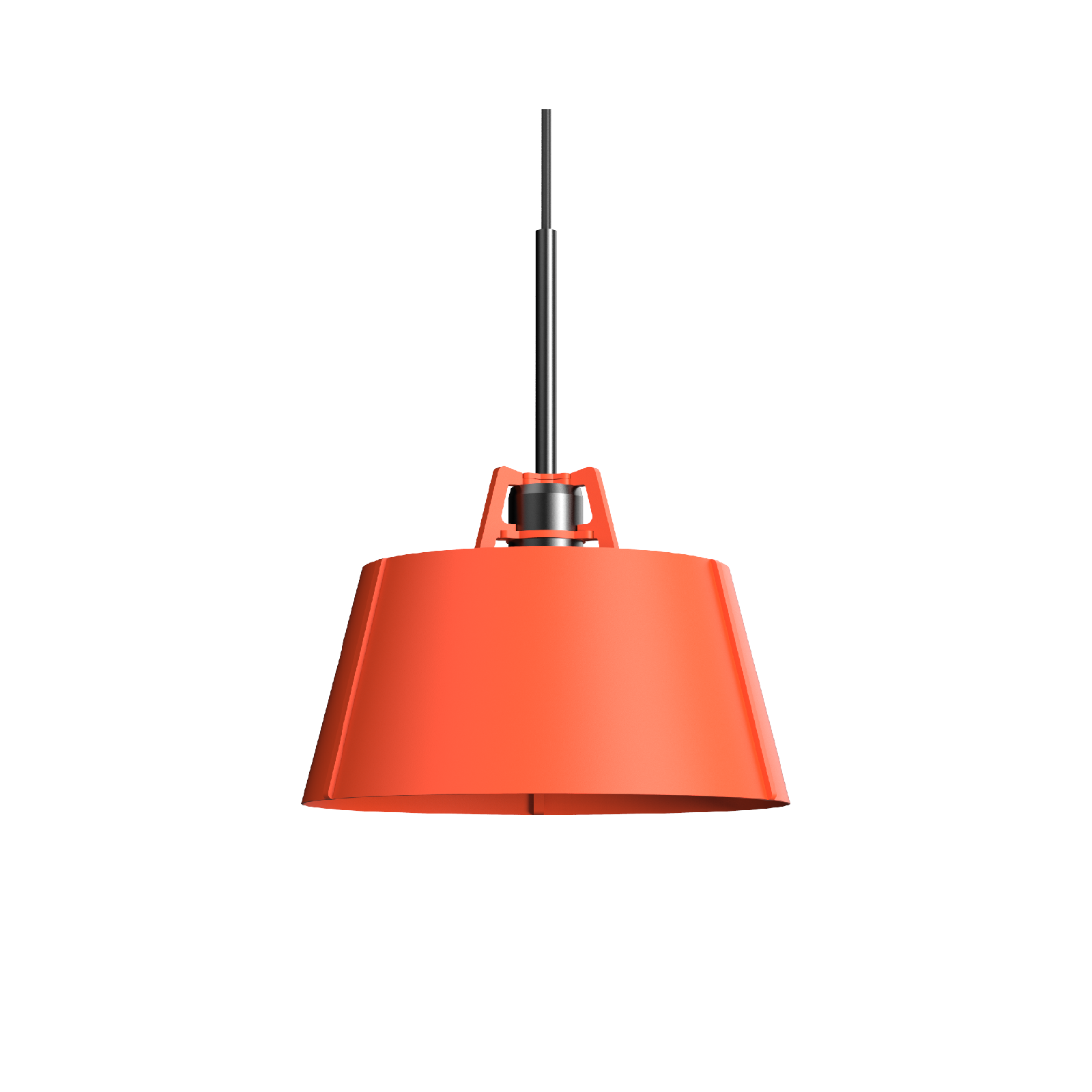 Tonone Bella hanglamp met zwarte fitting - striking orange