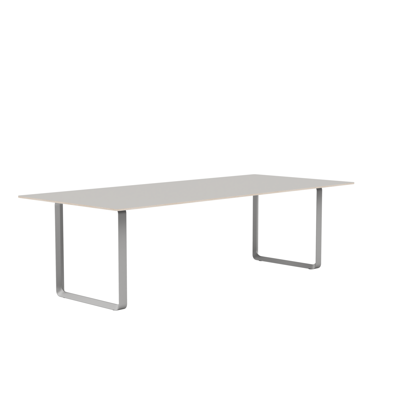 Muuto tafel 70/70 - 108 x 255 cm. - grijs