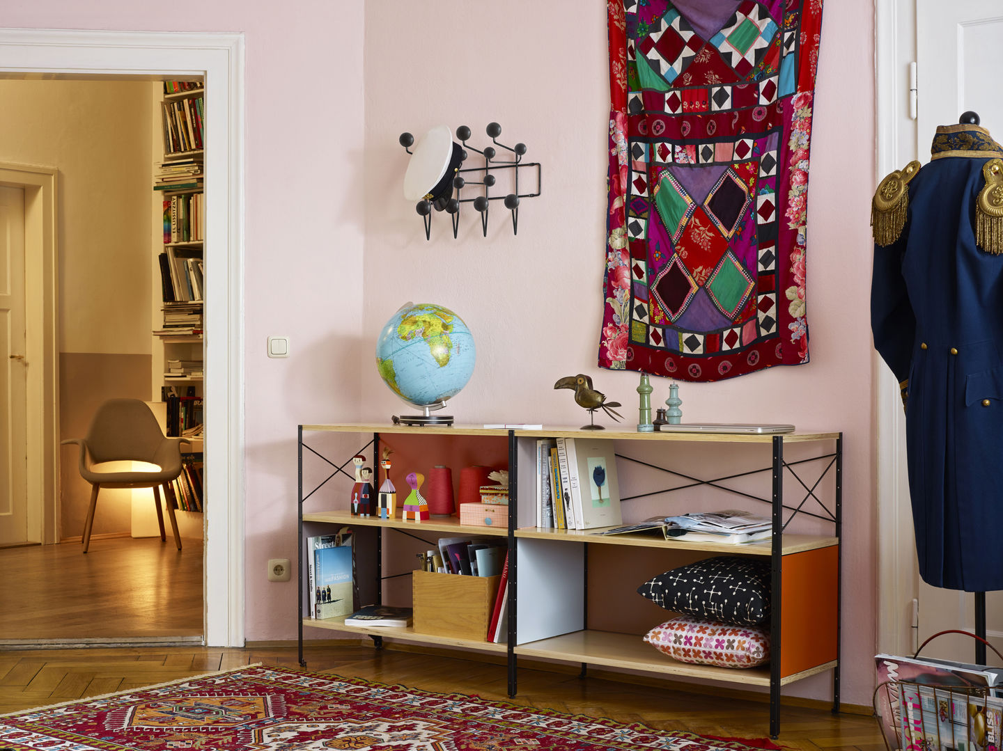 Eames kapstok 'hang it all' warm