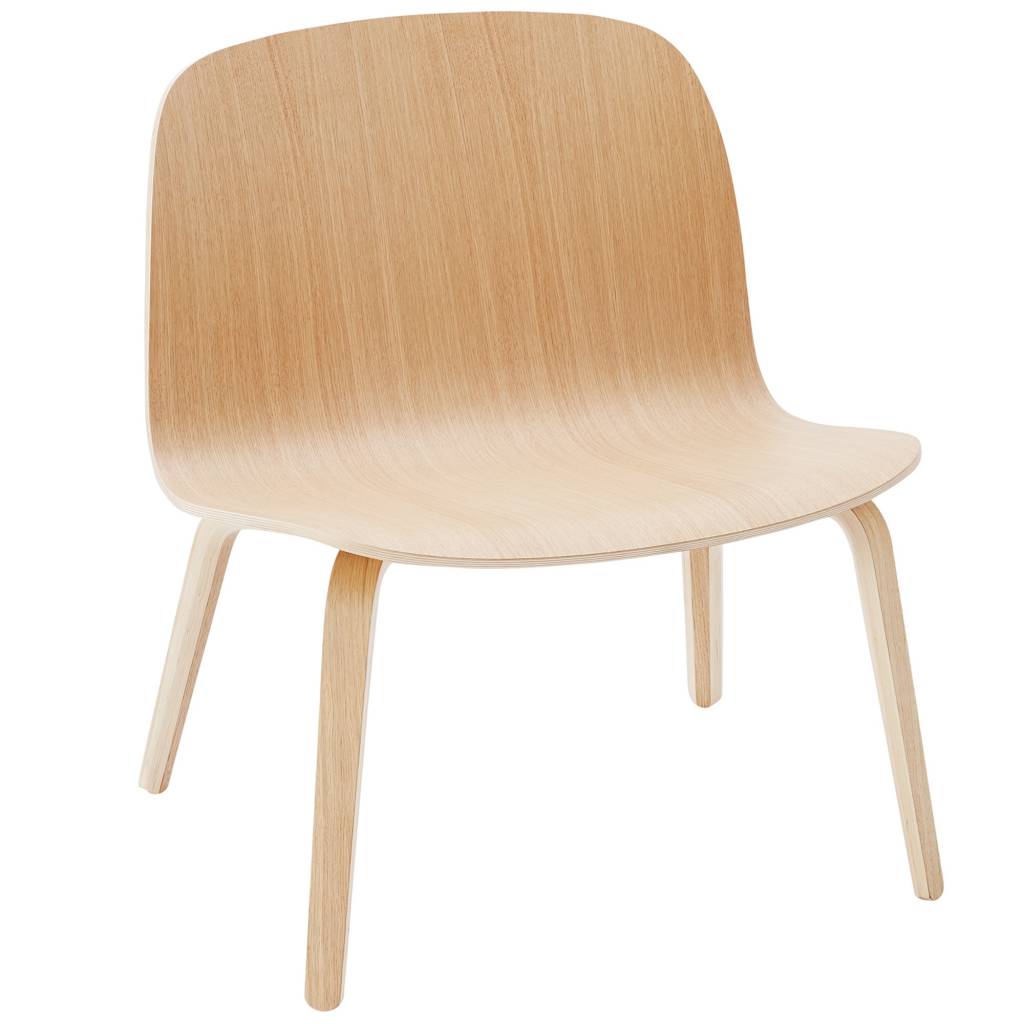 Muuto loungestoel Visu - eiken