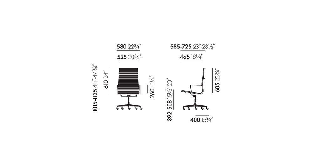 Eames Aluminium Chair EA 119 - Work - Hopsak