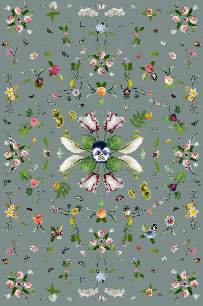 Moooi Carpets Garden of Eden rechthoek - grijs 200 x 300 cm.