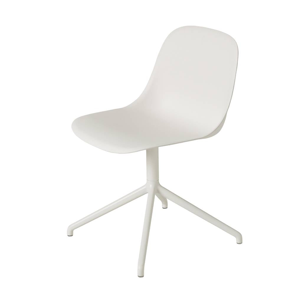 Muuto stoel fiber side - swivel base - wit