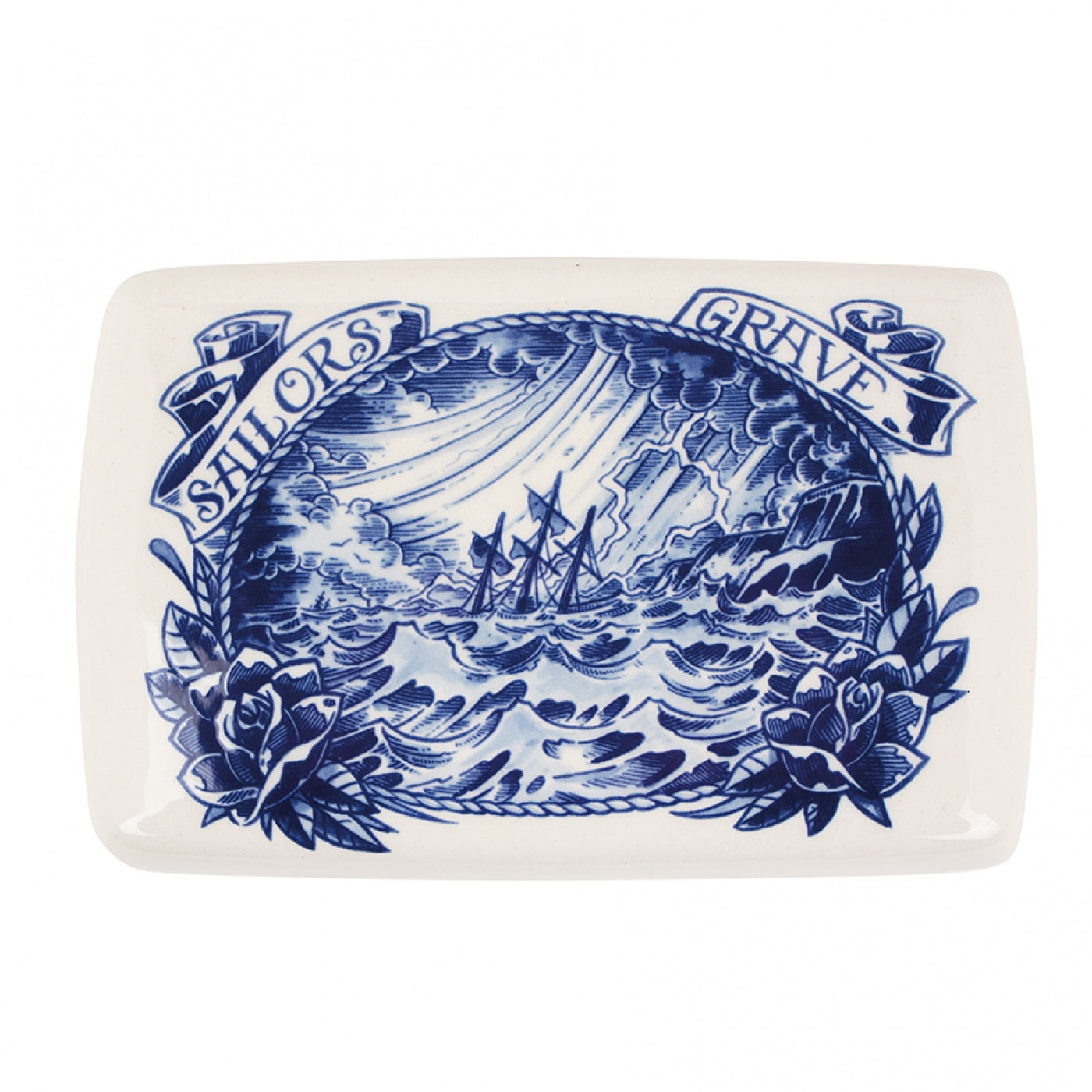 Royal Delft Schiffmacher tafeldoos Sailor’s Grave - standaard