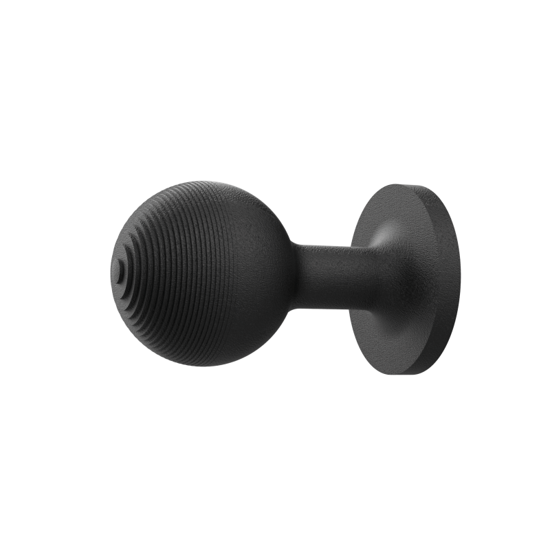 Tonone spot ONE - wandarmatuur KNOB - smokey black