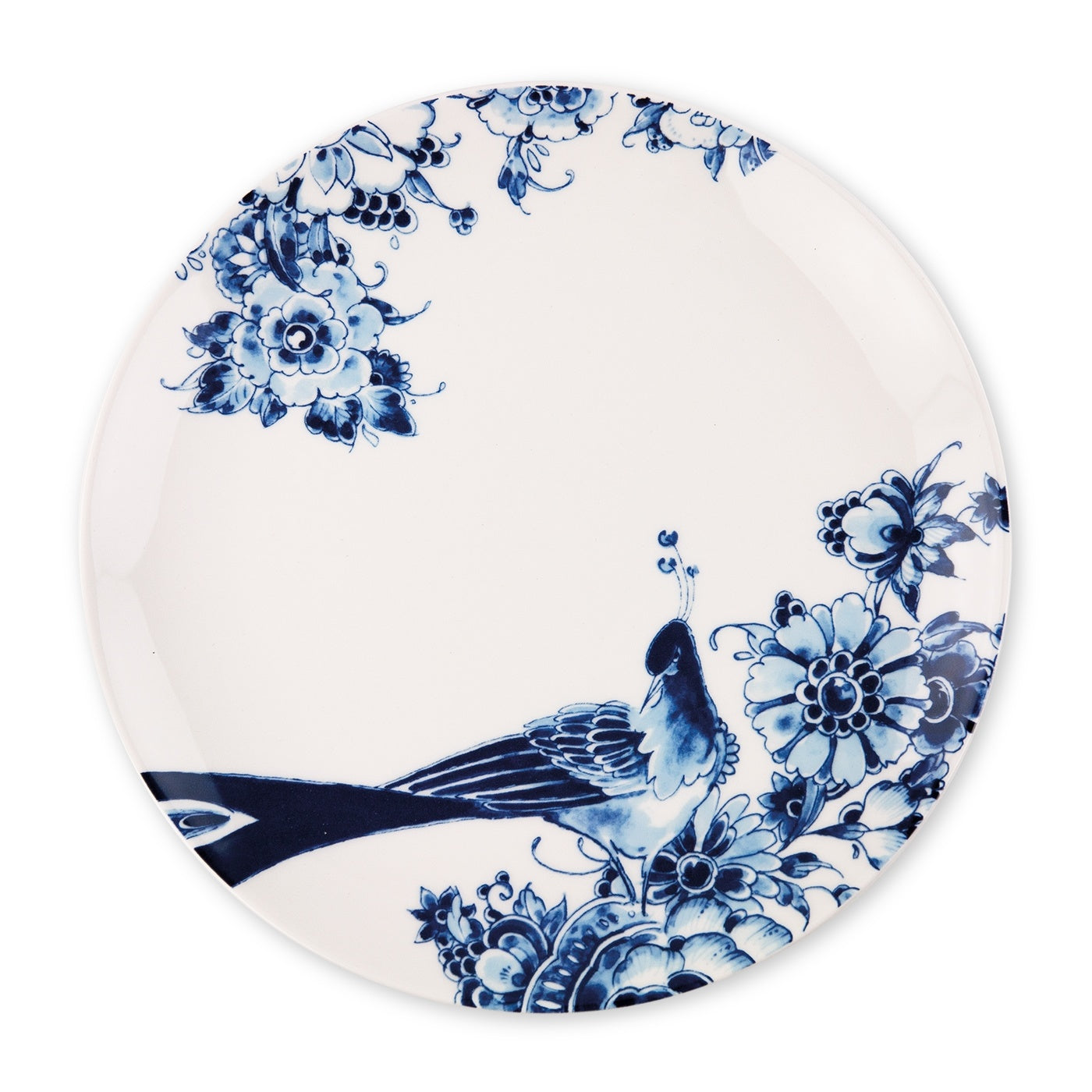 Royal Delft dinerbord coupe Ø 26 cm. - Peacock Symphony - bord Ø 26 cm.