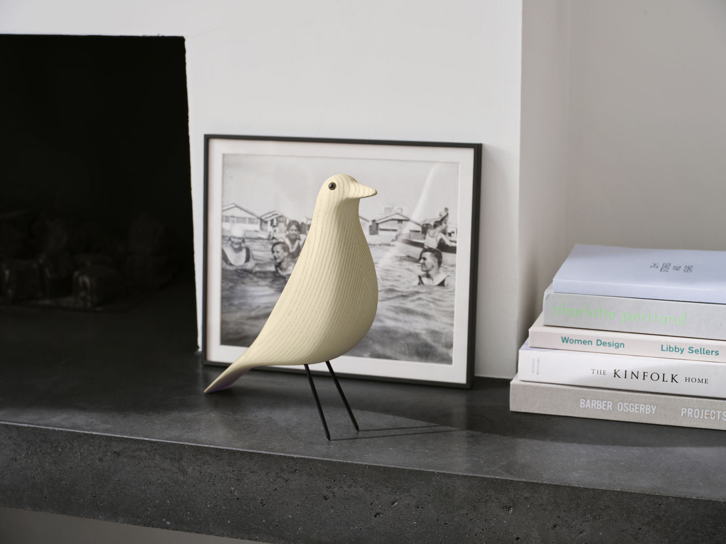 Eames House Bird - wit essen