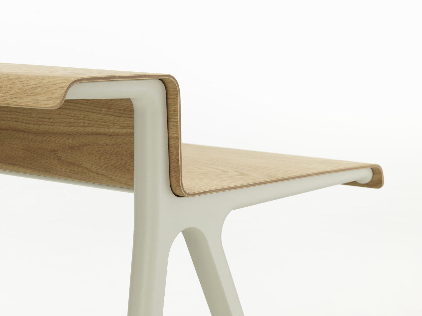 Courier bureau naturel eiken