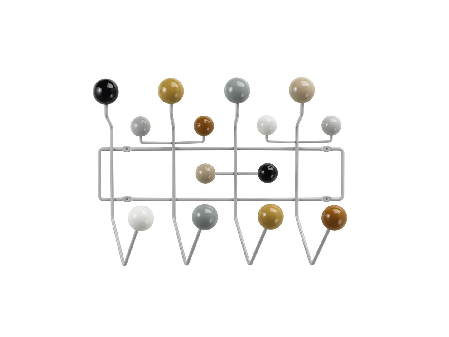 Eames kapstok 'hang it all' neutraal