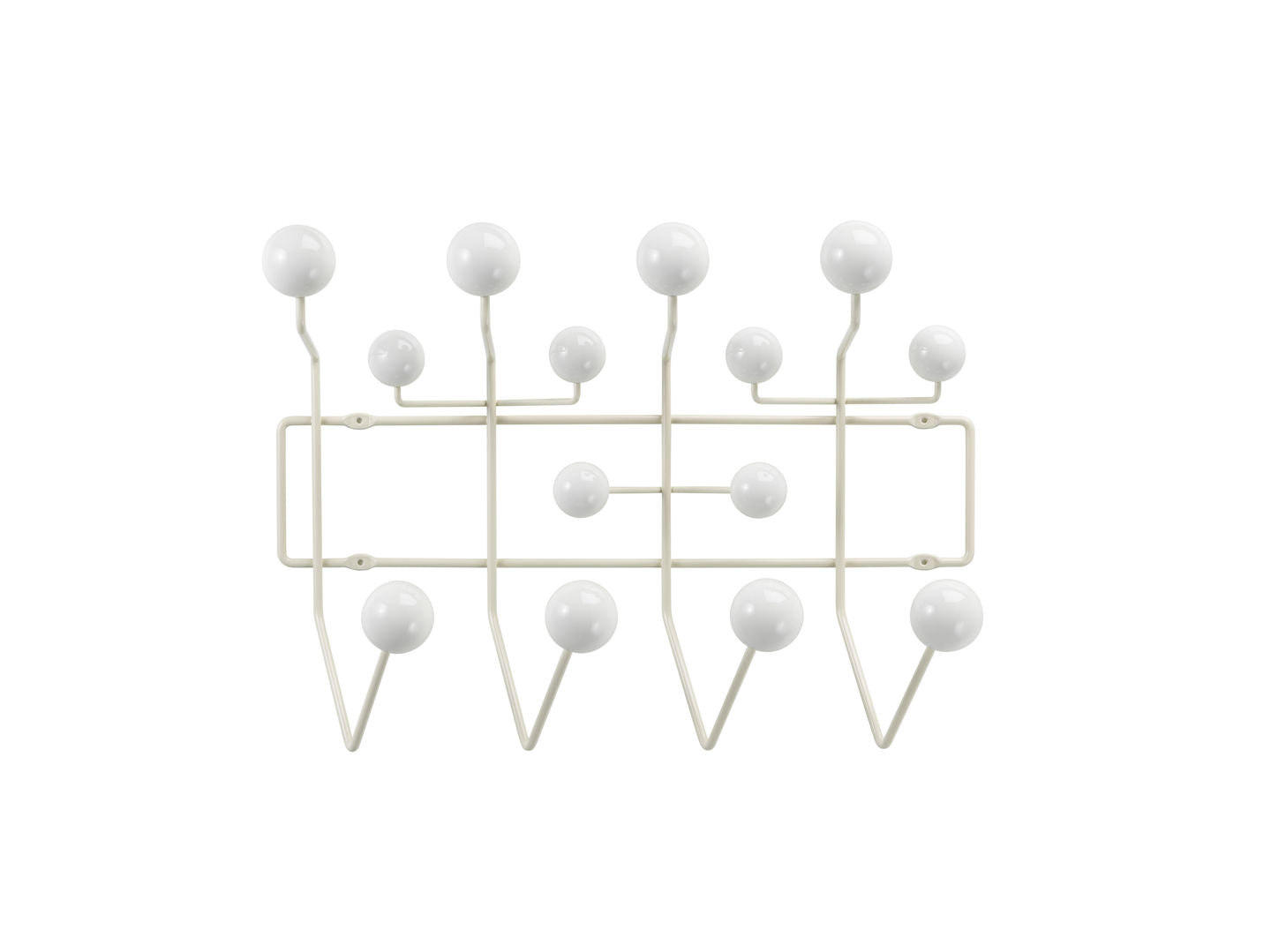 Eames kapstok 'hang it all' warm wit