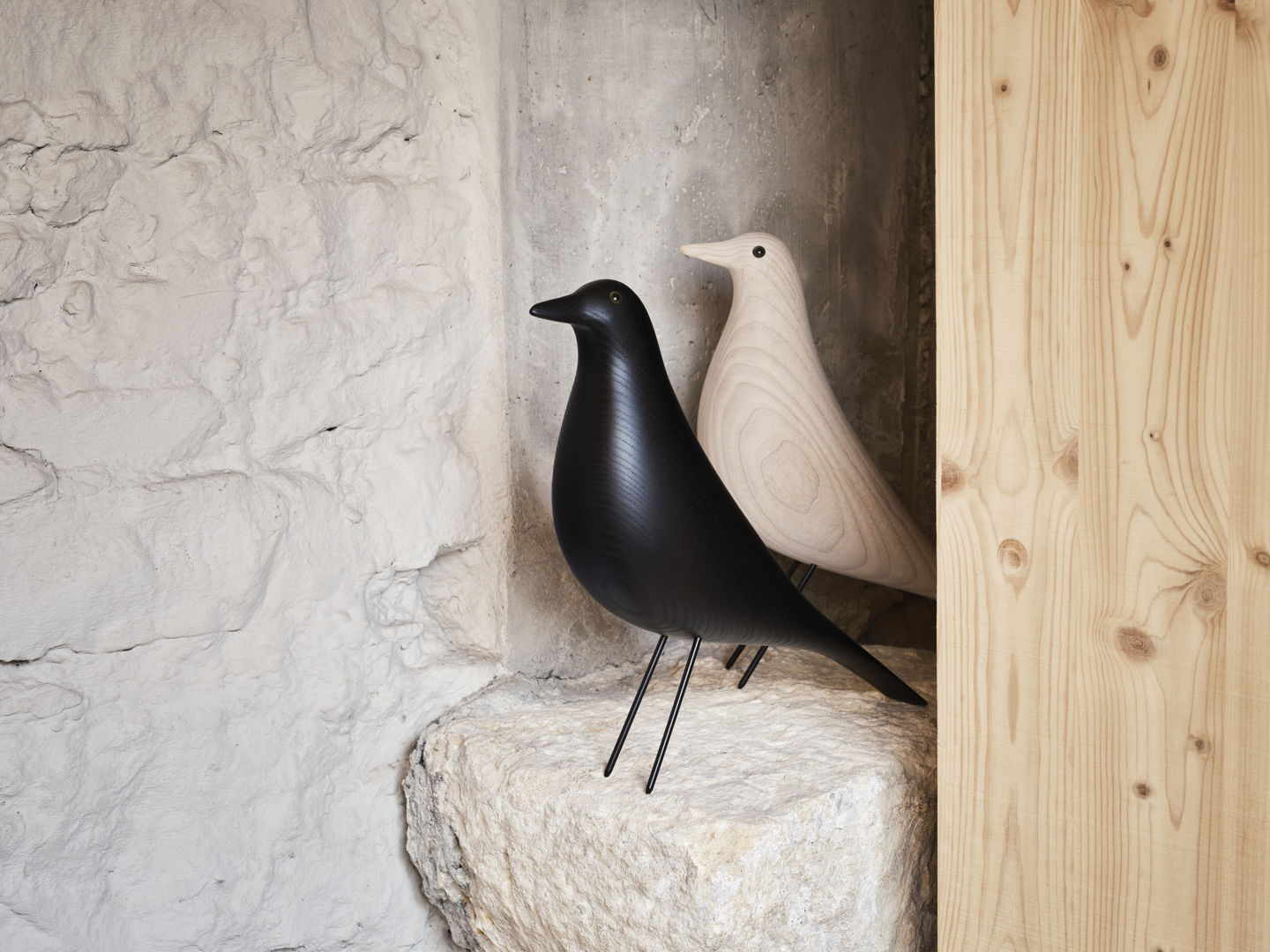 Eames House Bird - wit essen