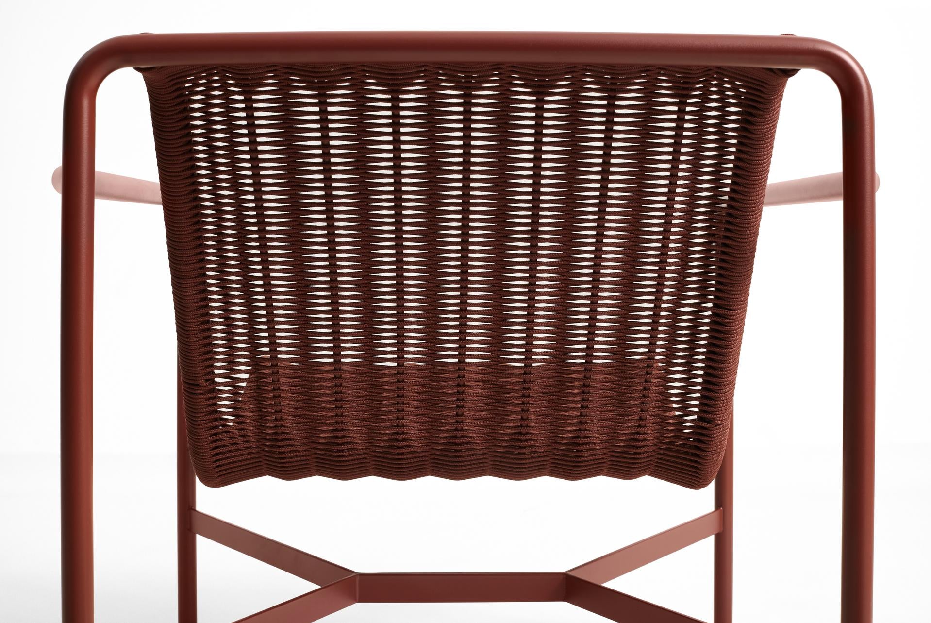 Palissade Cord Loungestoel met armleuning