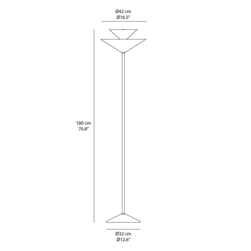 &Tradition LN28 Gio vloerlamp