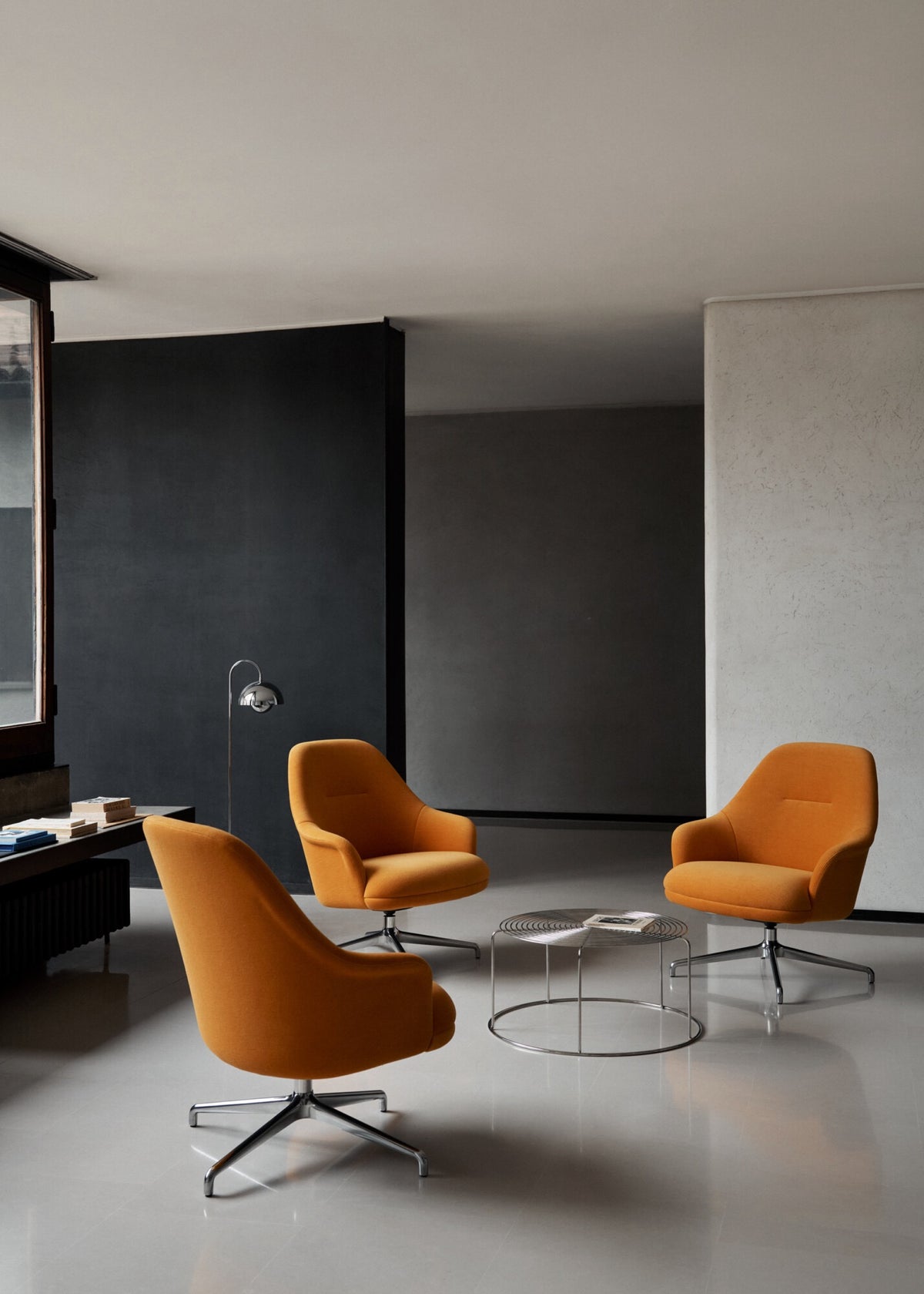 Rely HW139 loungechair - chroom onderstel
