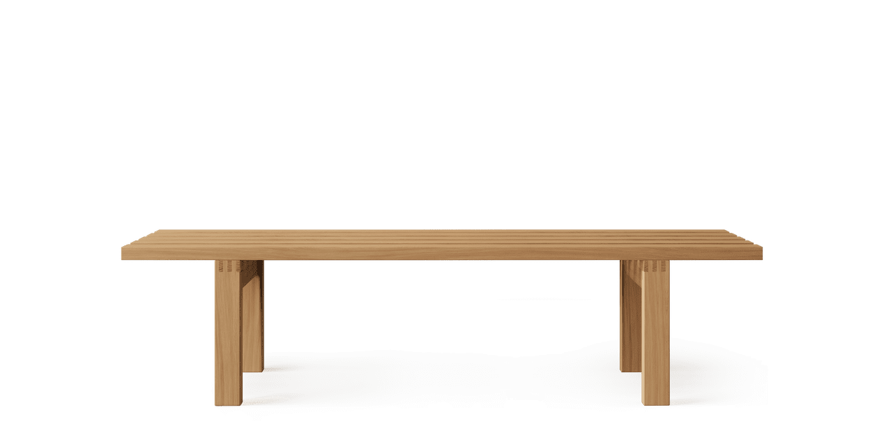 BZ lattenbank Martin Visser - eiken