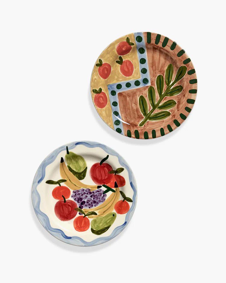 Dinerbord 04 set van 2 mix Dljntlas