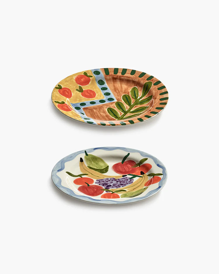 Dinerbord 04 set van 2 mix Dljntlas
