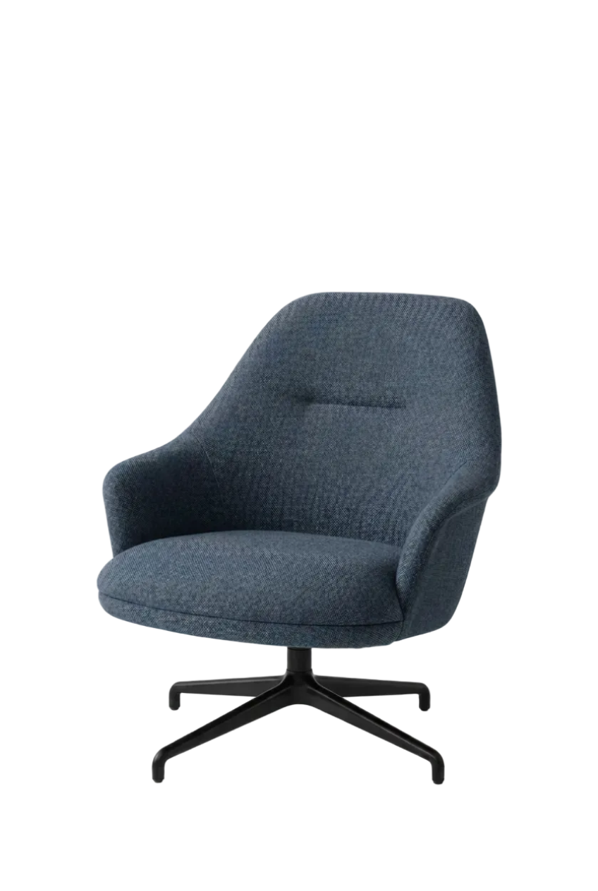 Rely HW139 loungechair - zwart onderstel