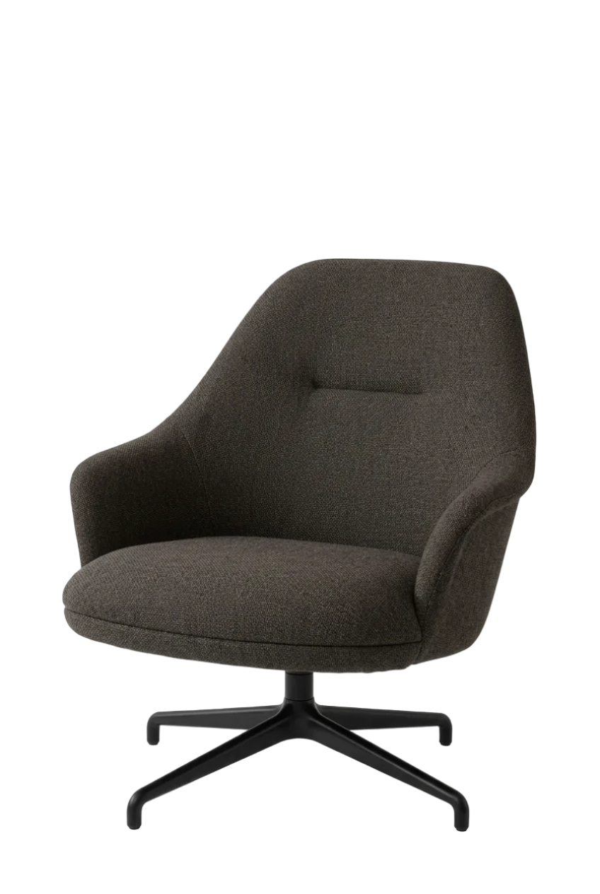 Rely HW139 loungechair - zwart onderstel