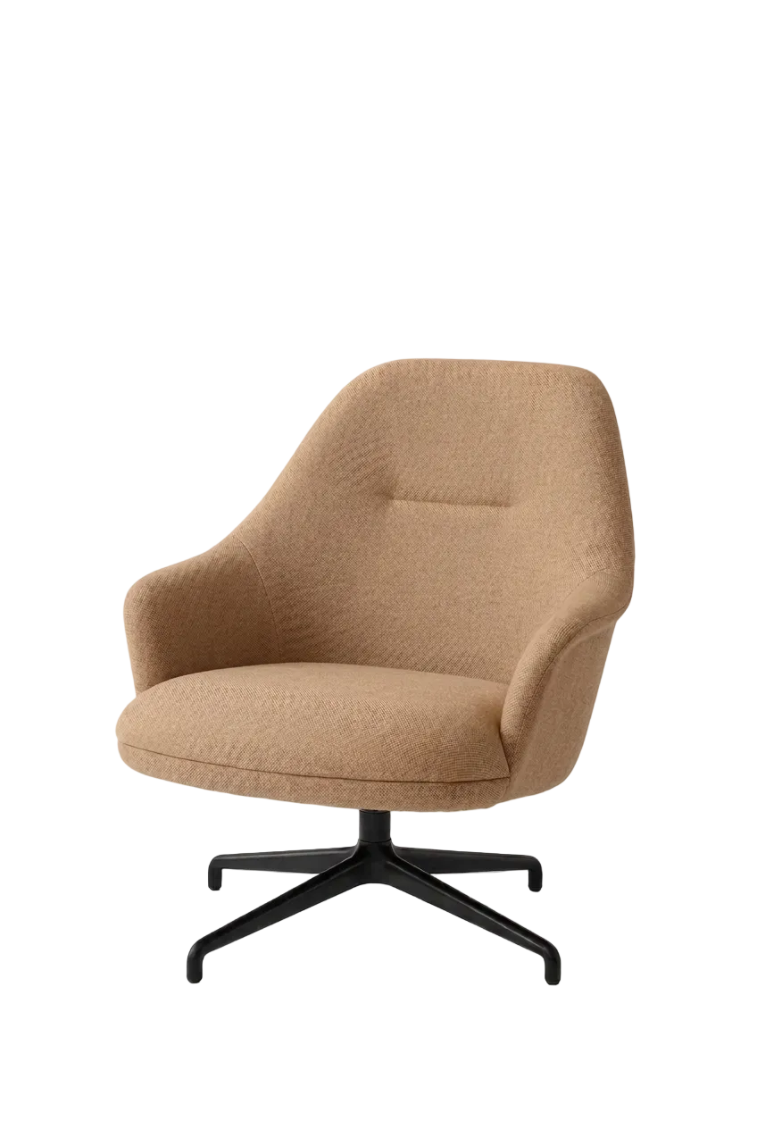 Rely HW139 loungechair - zwart onderstel