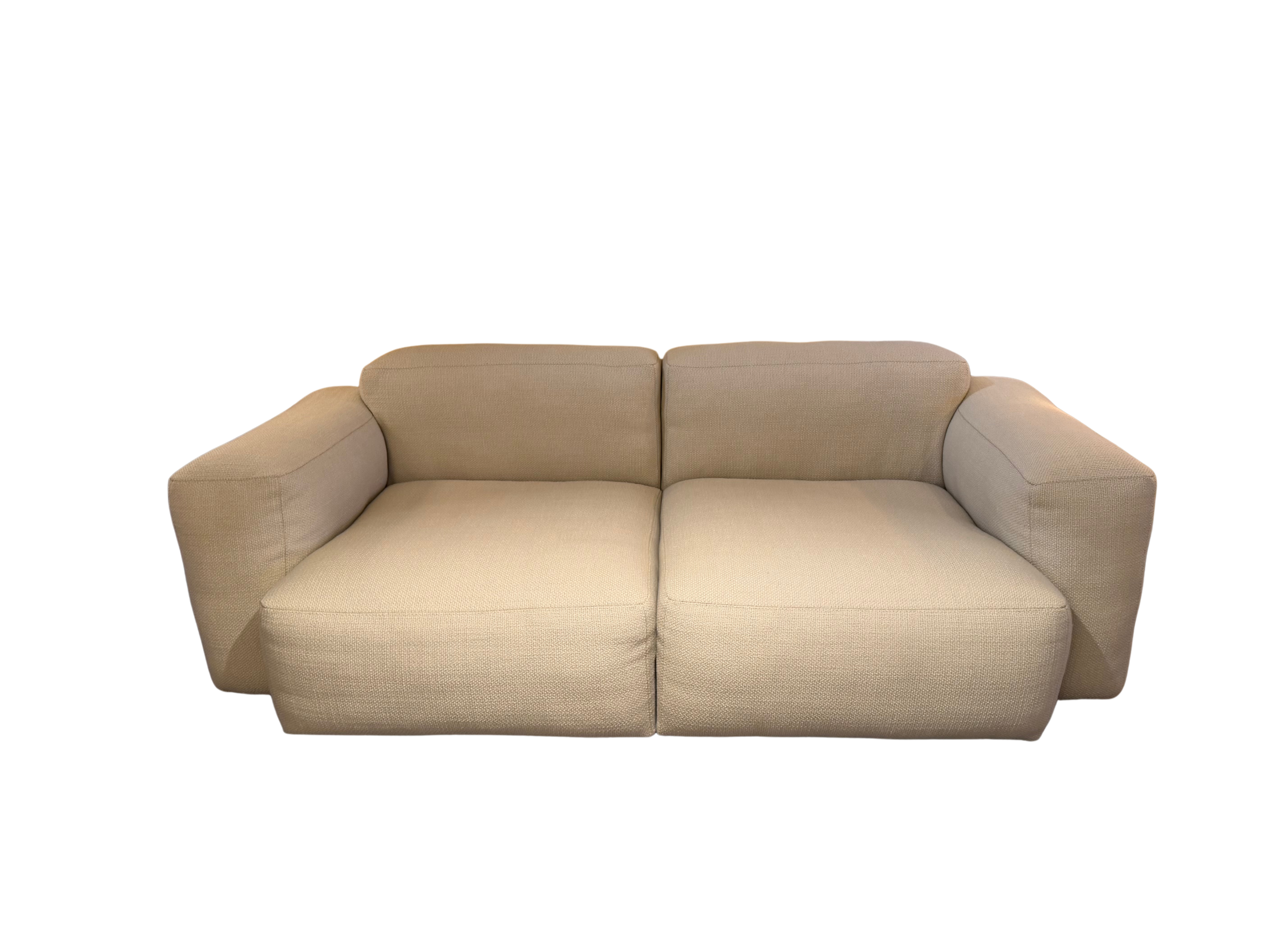 2,5 zits Mags soft sofa low armrest - maglia cream