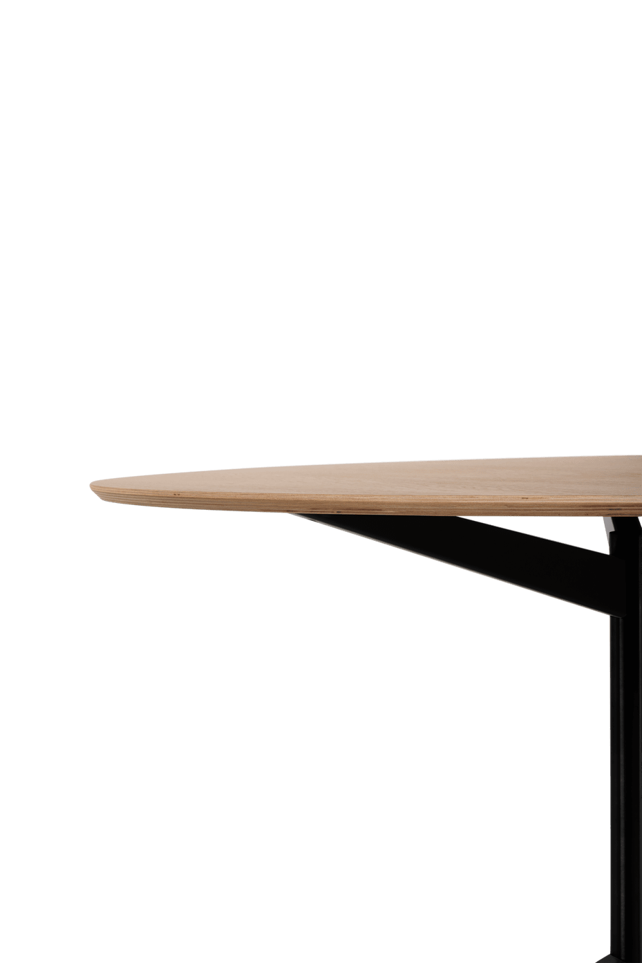 TE 06 tafel zwart Martin Visser - Ø 130 cm.
