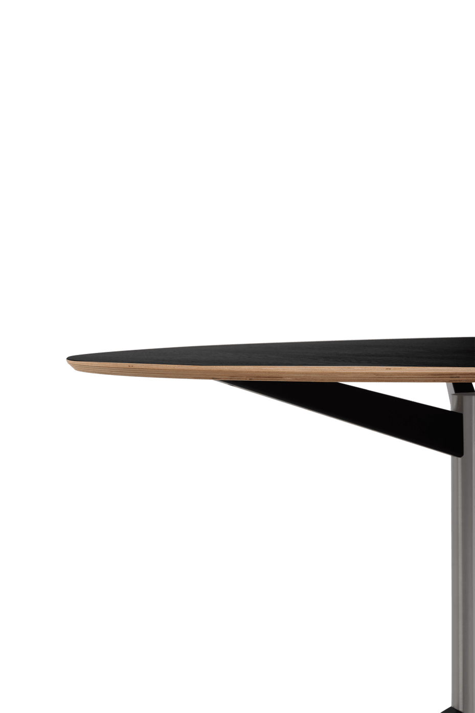 TE 06 tafel RVS Martin Visser - Ø 130 cm.