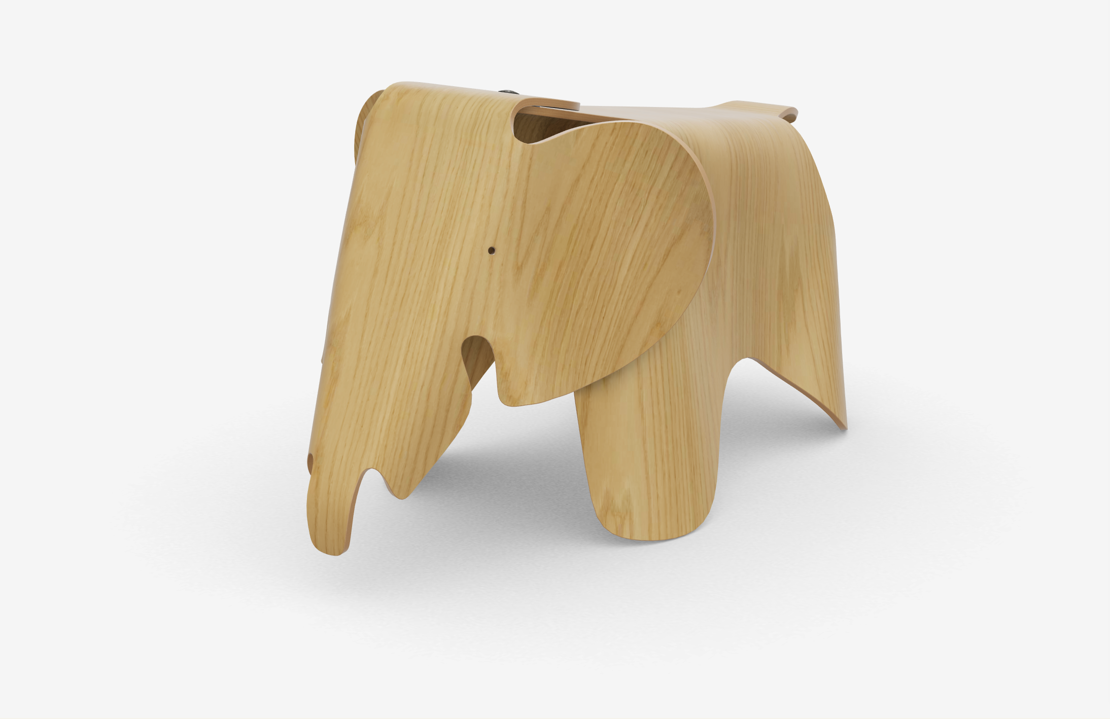 Eames Elephant plywood kastanje
