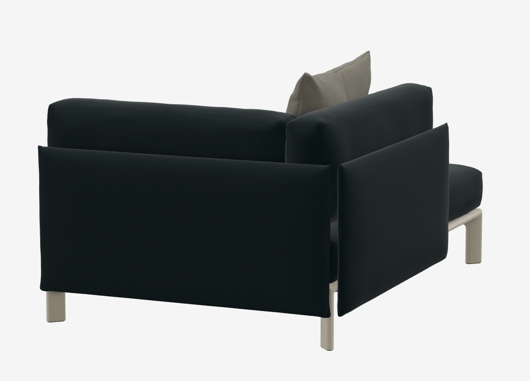 Anagram Sofa - Chaise Longue Hola Sea Green