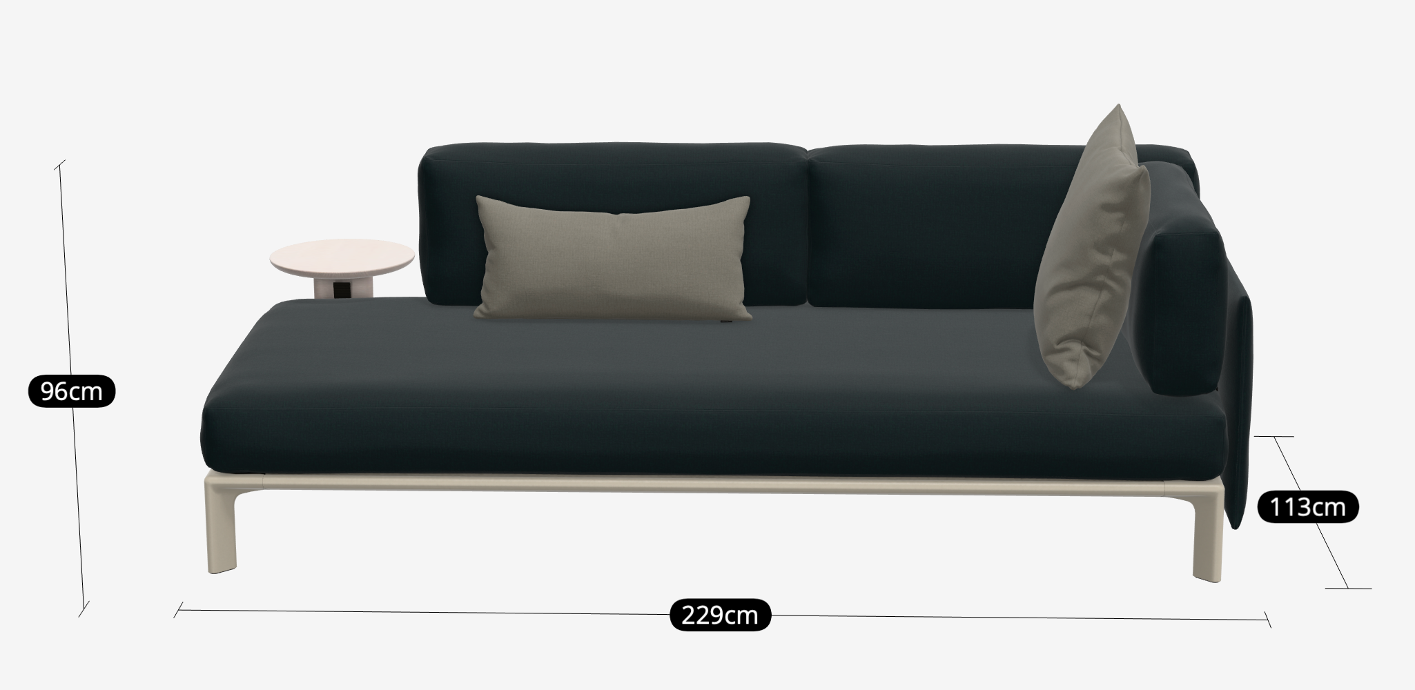 Anagram Sofa - 3 zits Hola Sea Green