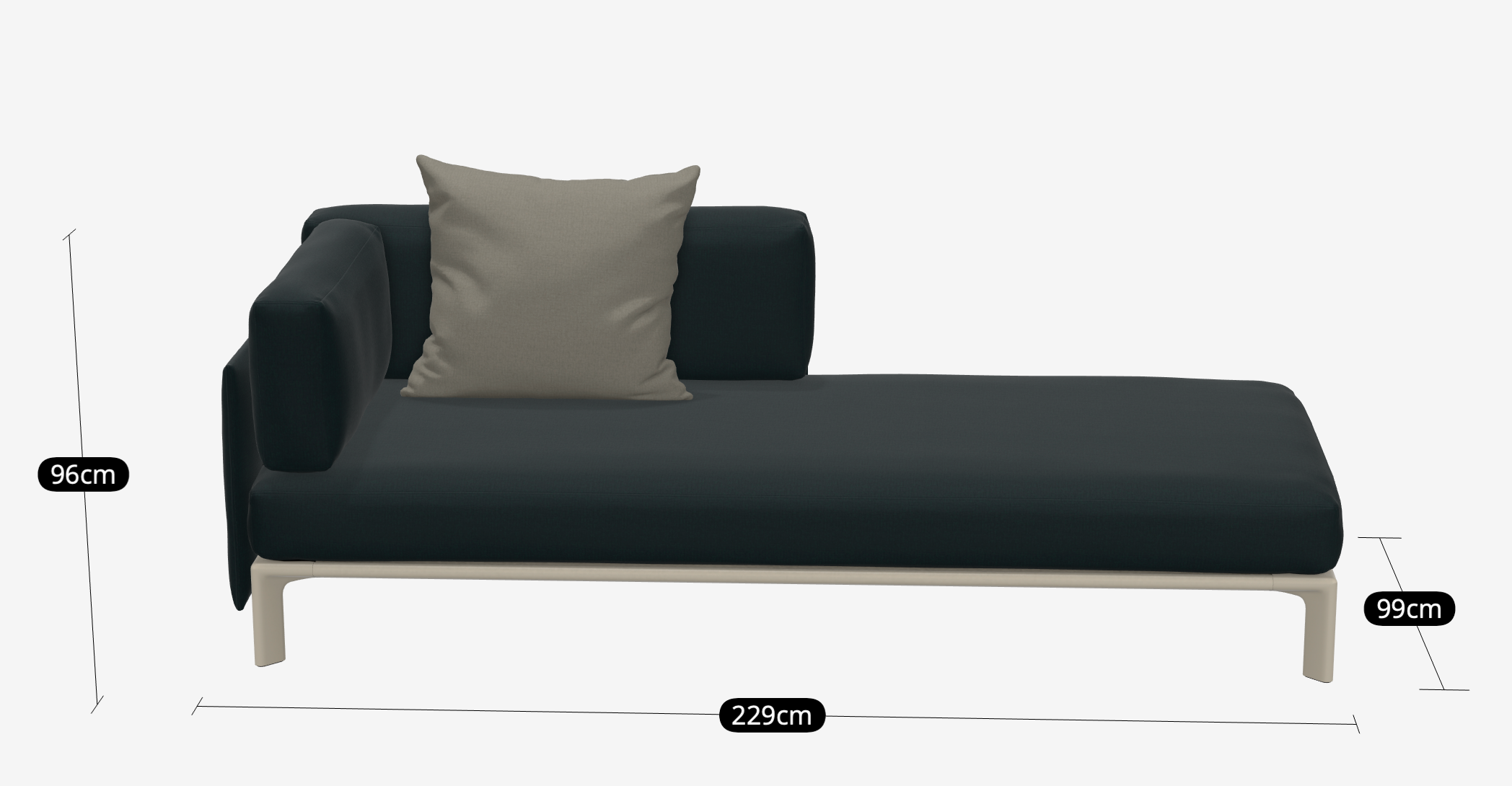 Anagram Sofa - Configuratie 1 Hola Sea Green