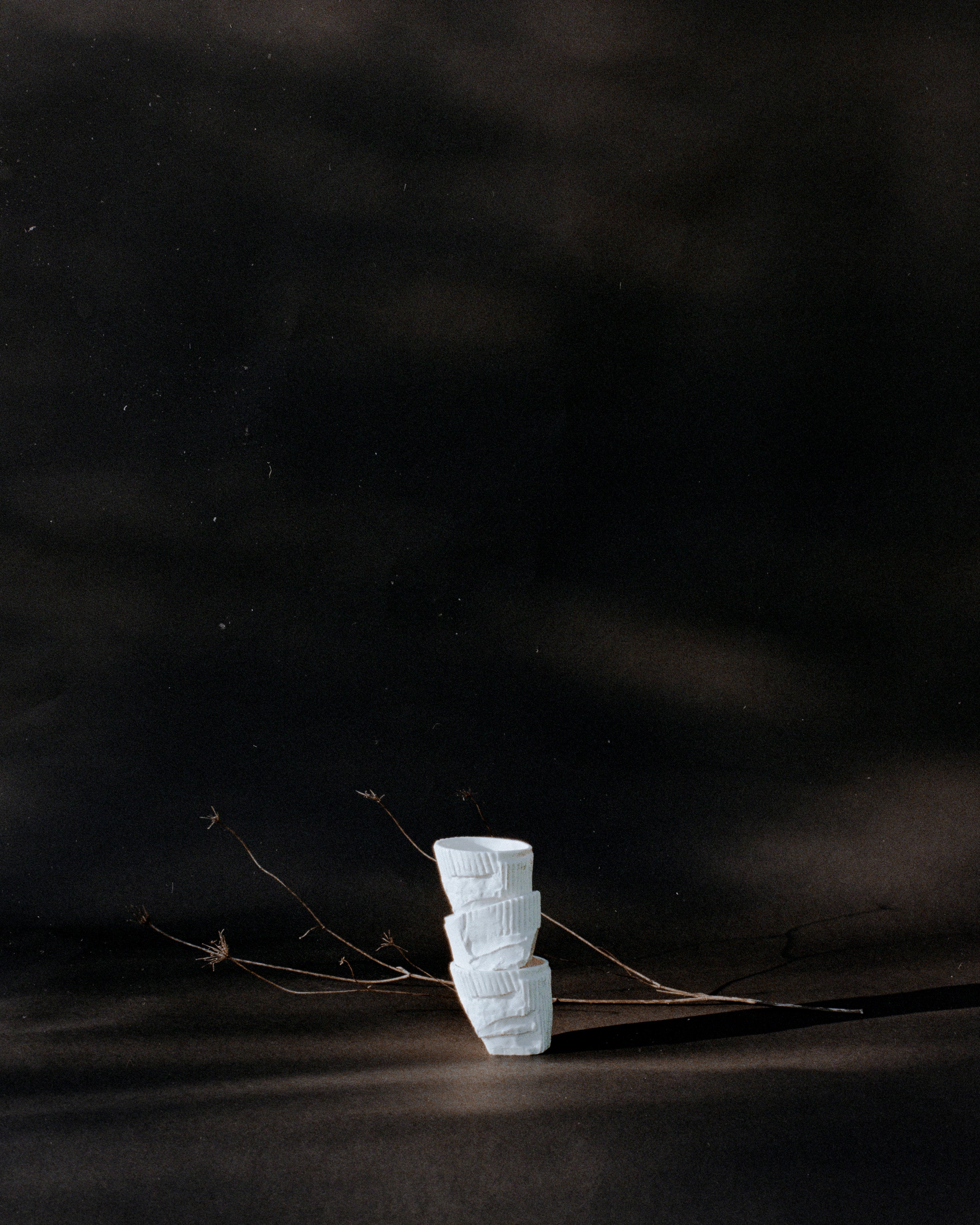 Kop I Gebroken Wit set van 4 by white dirt artifacts