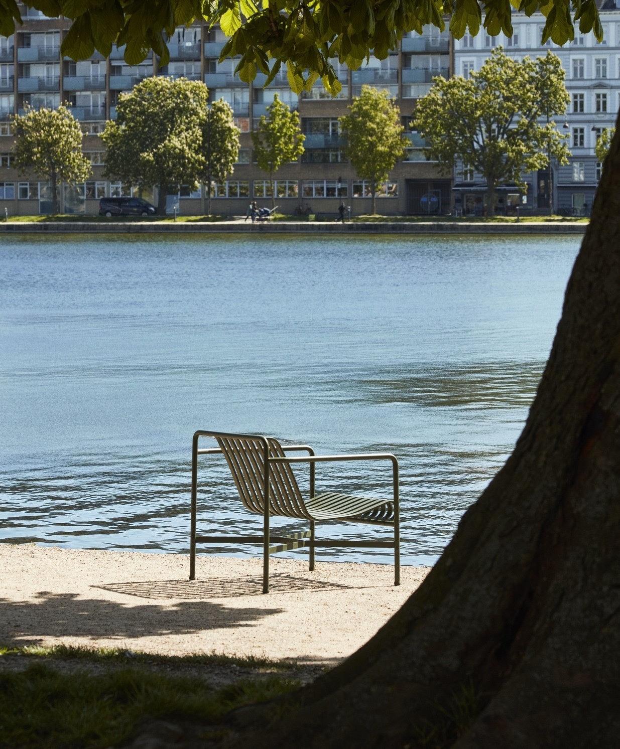 lounge tuinstoel laag Palissade met armleuning