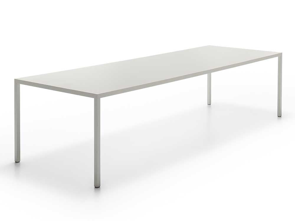 MDF Italia tafel Tense - 90 cm. breed - wit - L.240 cm.