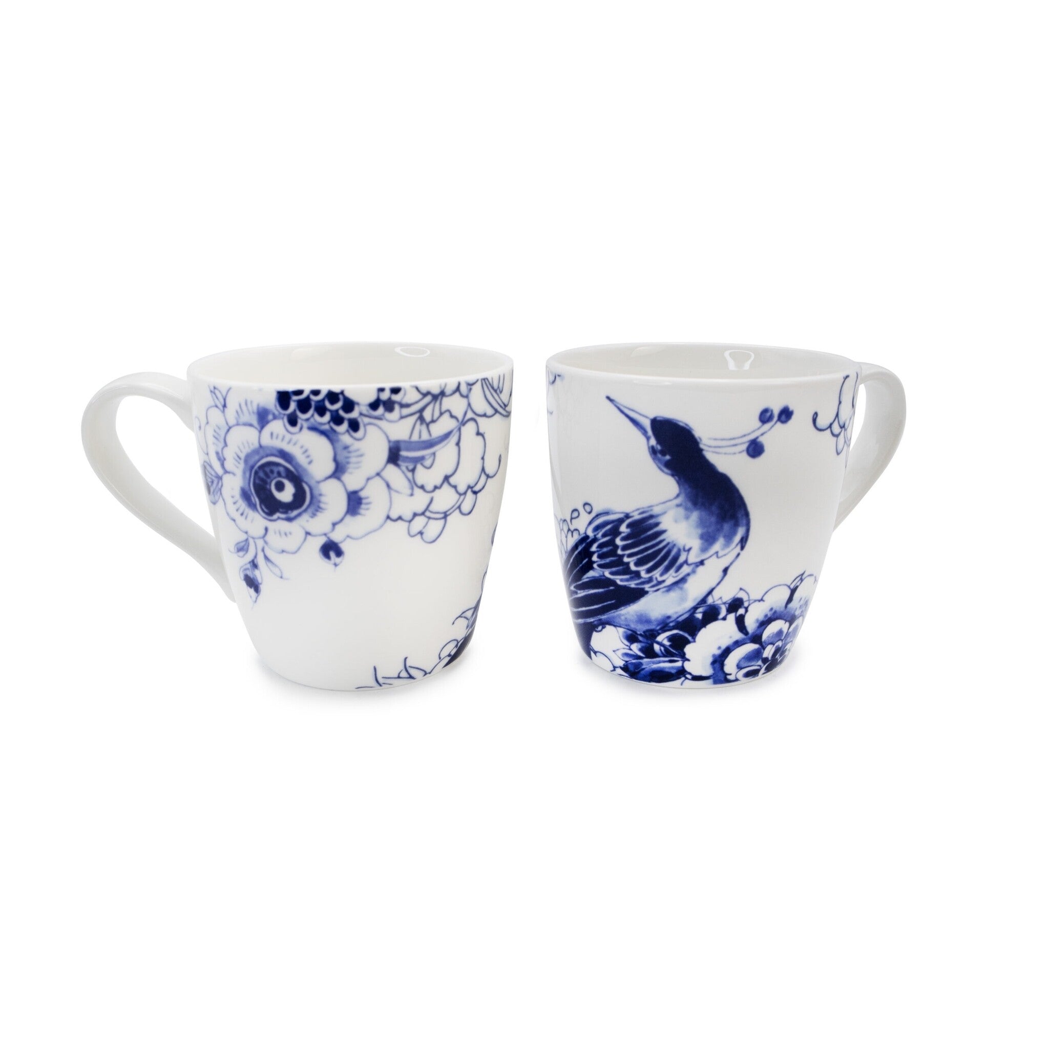 Royal Delft mok set van 2 - Peacock Symphony - mok set van 2