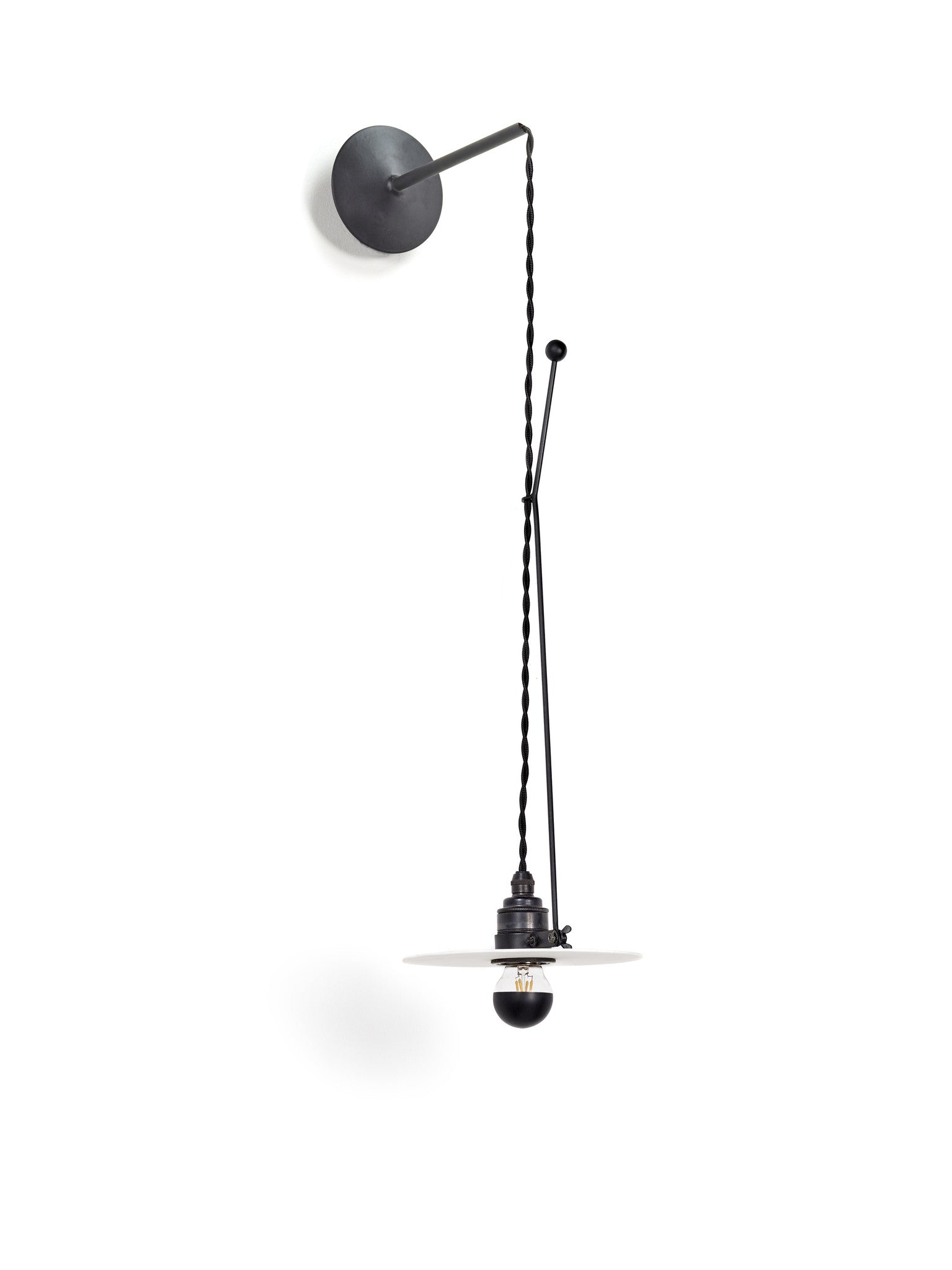 wandlamp black white Luna S3