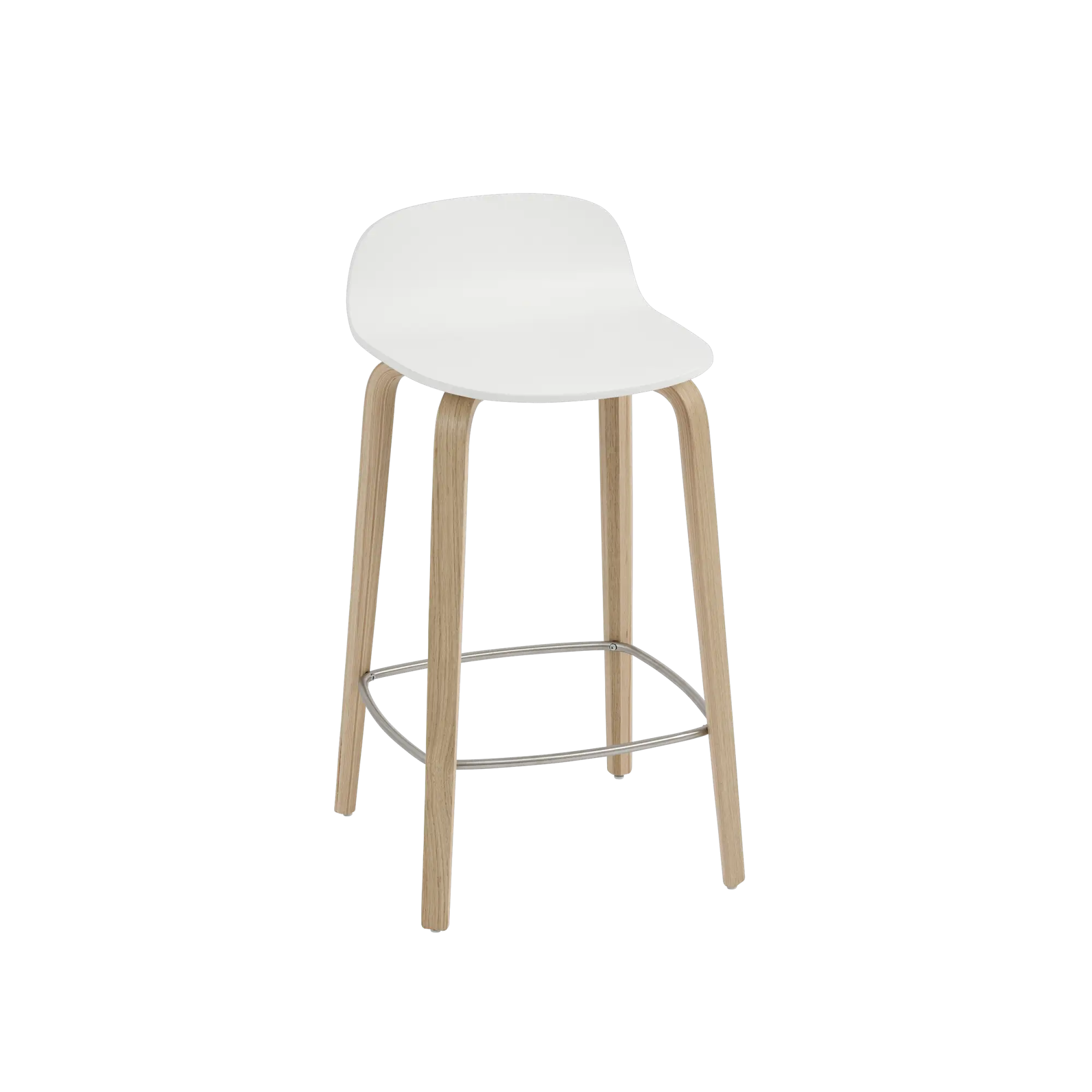 Muuto barstoel Visu - 65 cm / White Oak