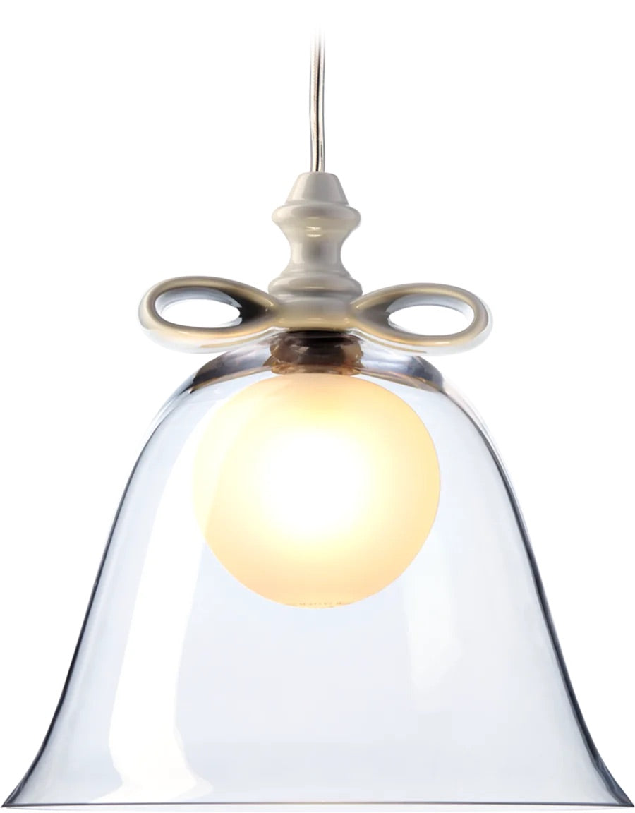 Moooi hanglamp Bell - small - transparent - white