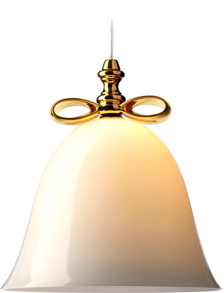 Moooi hanglamp Bell - small - white - gold