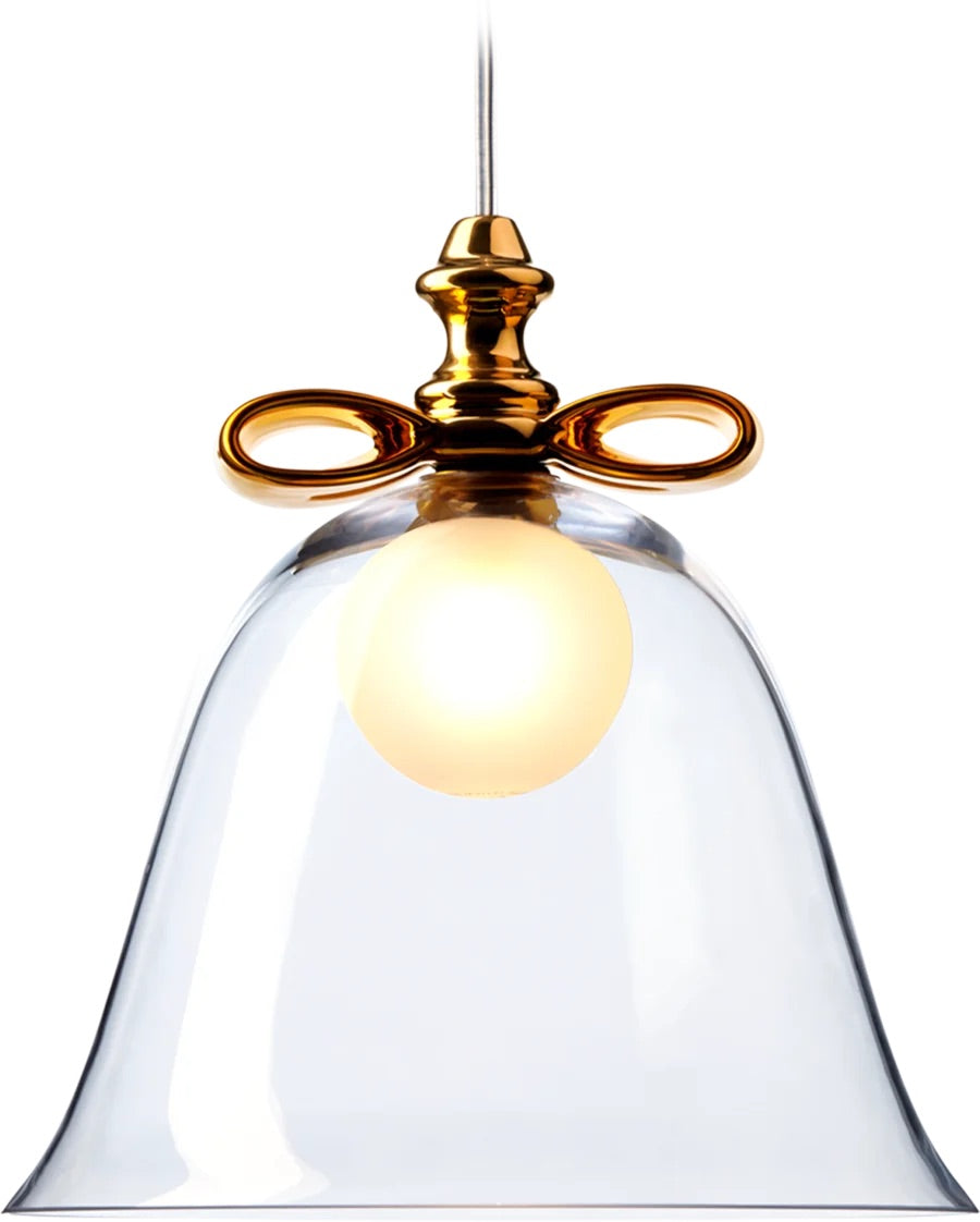 Moooi hanglamp Bell - large - transparent - gold