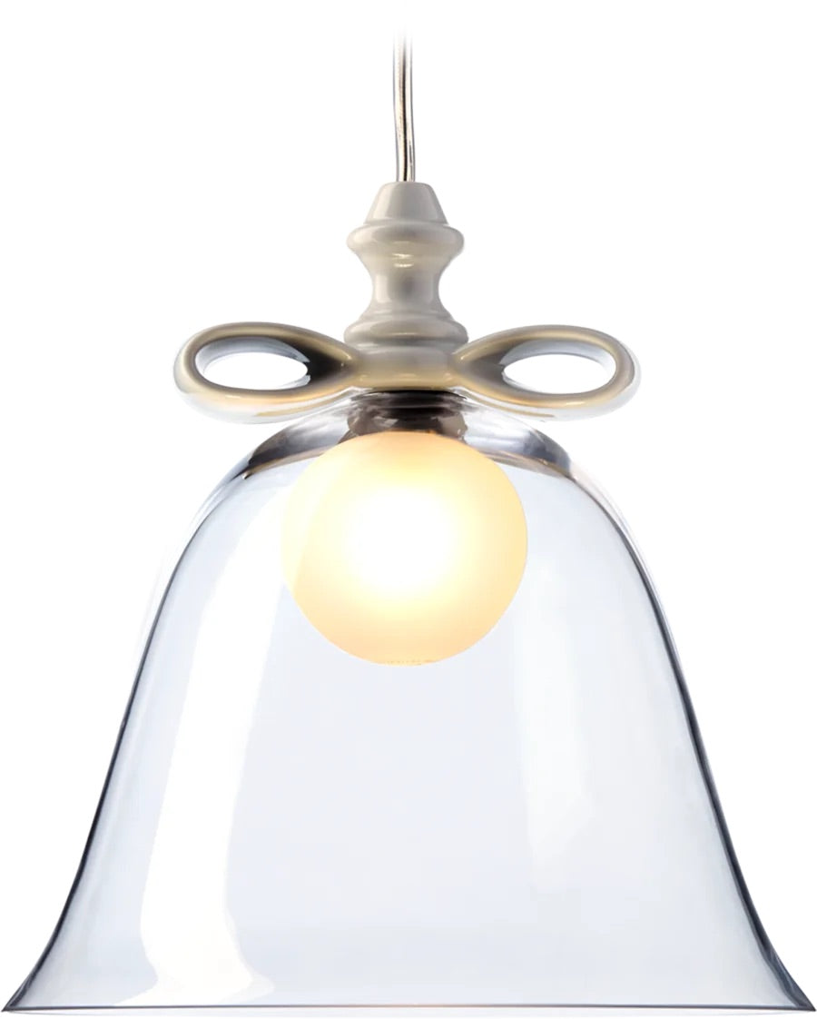 Moooi hanglamp Bell - large - transparent - white