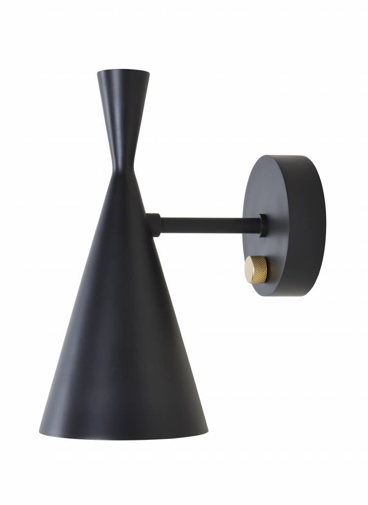 Tom Dixon wandlamp Beat - zwart