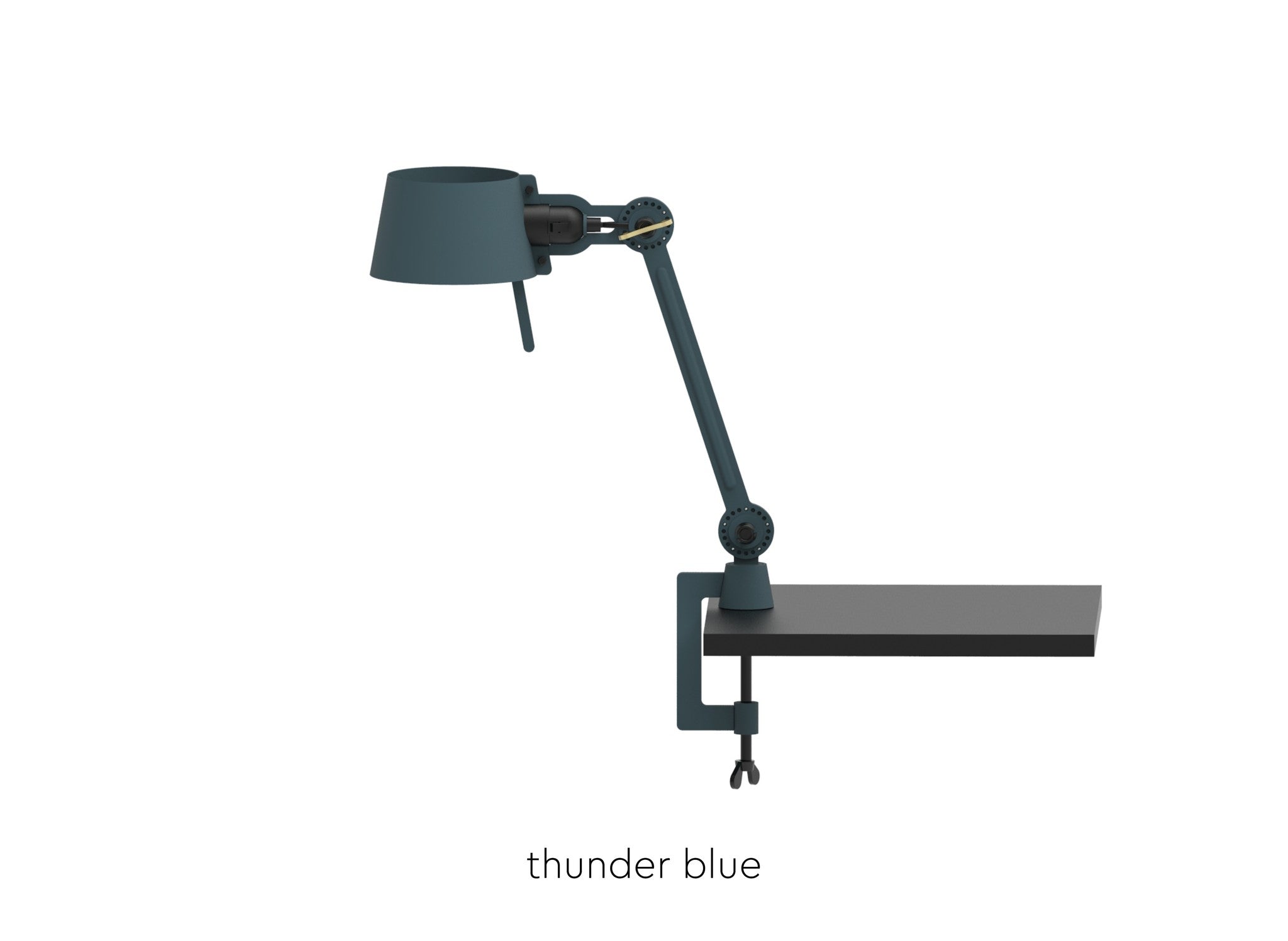 Tonone Bolt bureaulamp small één arm met klem - thunder blue