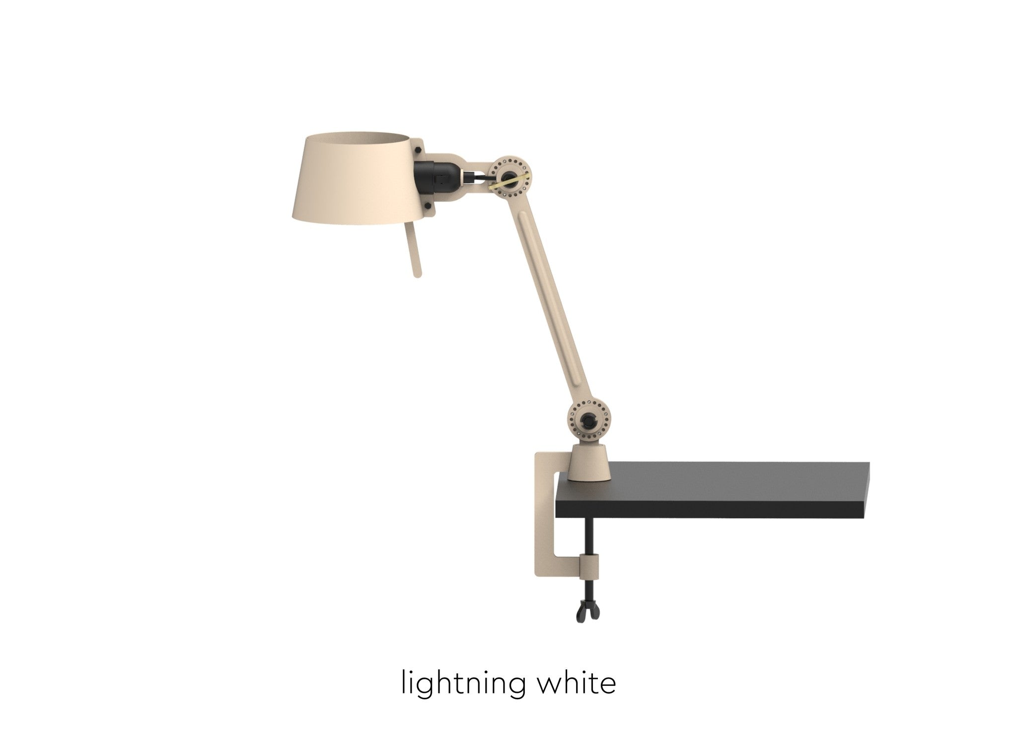 Tonone Bolt bureaulamp small één arm met klem - lightning white