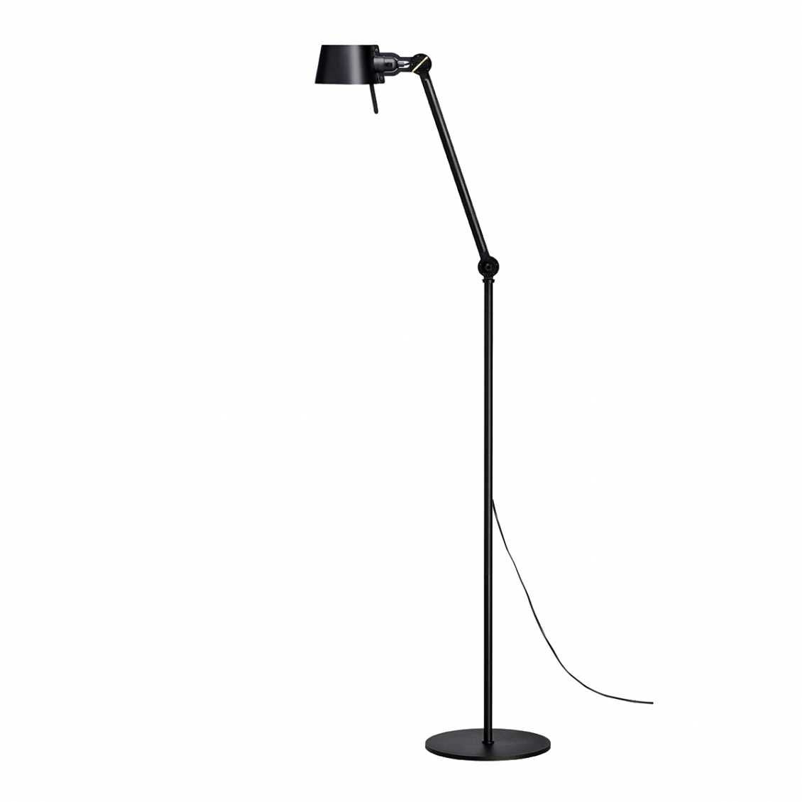 Tonone Bolt vloerlamp één arm lang - smokey black